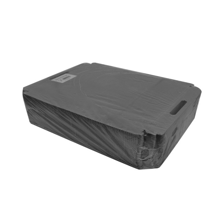 Paper Tray with Handles Rectangular shape Black 28,5x38,5 cm (100 Units)  