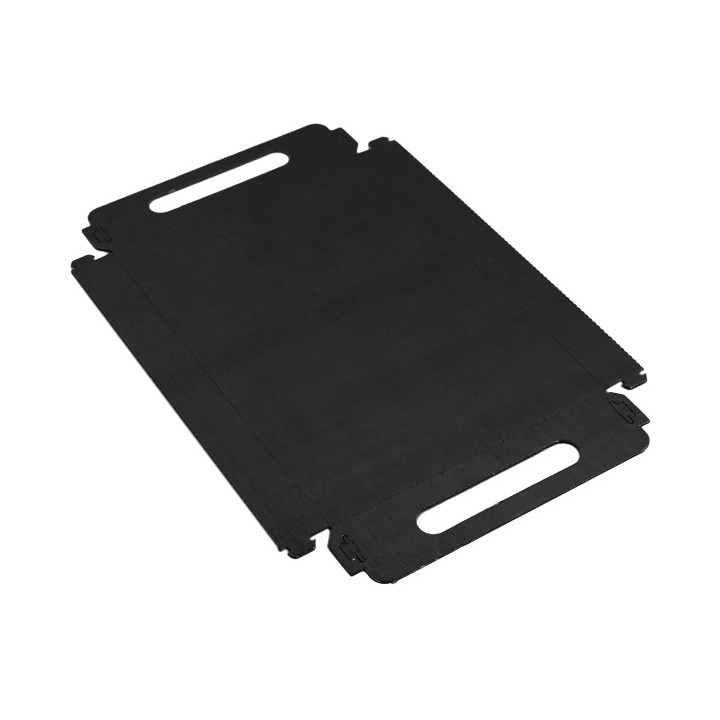 Paper Tray with Handles Rectangular shape Black 16x23 cm (500 Units) 