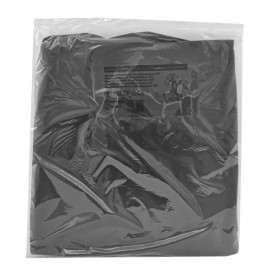 Disposable Lab Coat "Kimono" "TST" PP Black XL (100 Units)