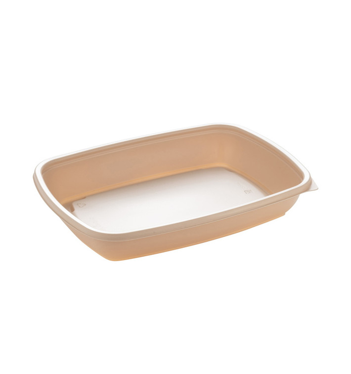 Plastic Deli Container PP Cream 600ml 23x16,5cm (300 Units)