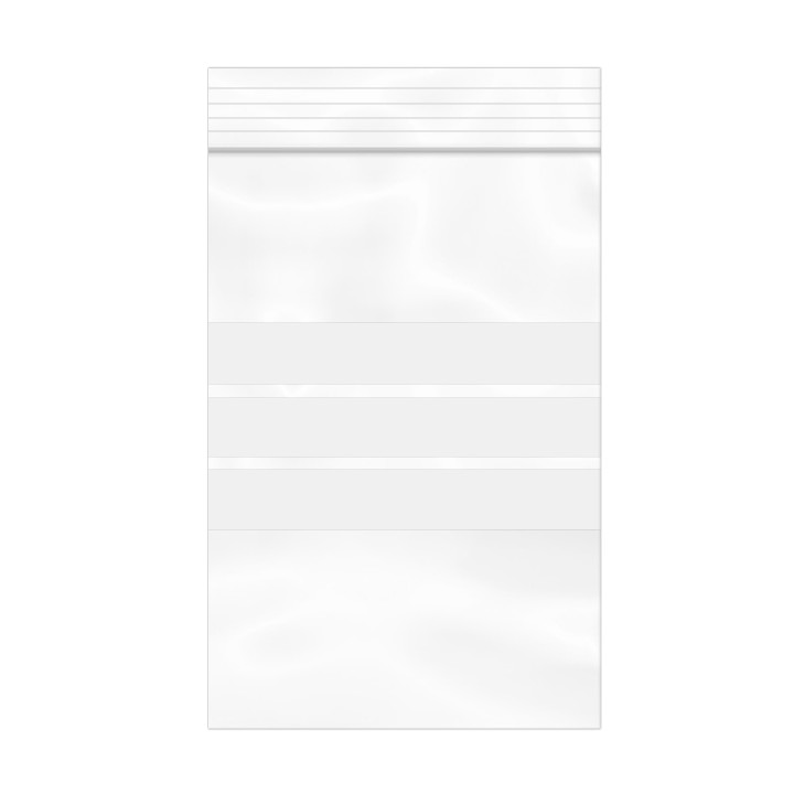 Plastic Zip Bag Autoseal Write-On Block 10x15cm G-160 (100 Units)  