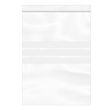 Plastic Zip Bag Autoseal Write-On Block 16x22cm G-160 (100 Units)  