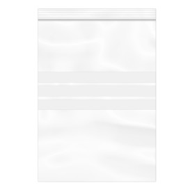 Plastic Zip Bag Autoseal Write-On Block 16x22cm G-160 (100 Units)  