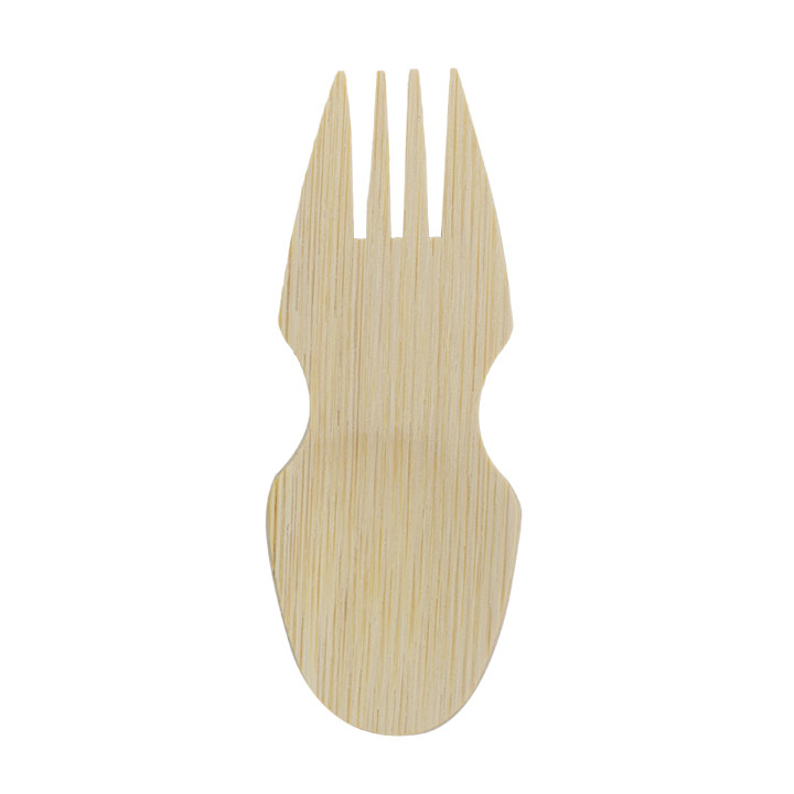 Bamboo Fork Spork 9cm (20 Units) 