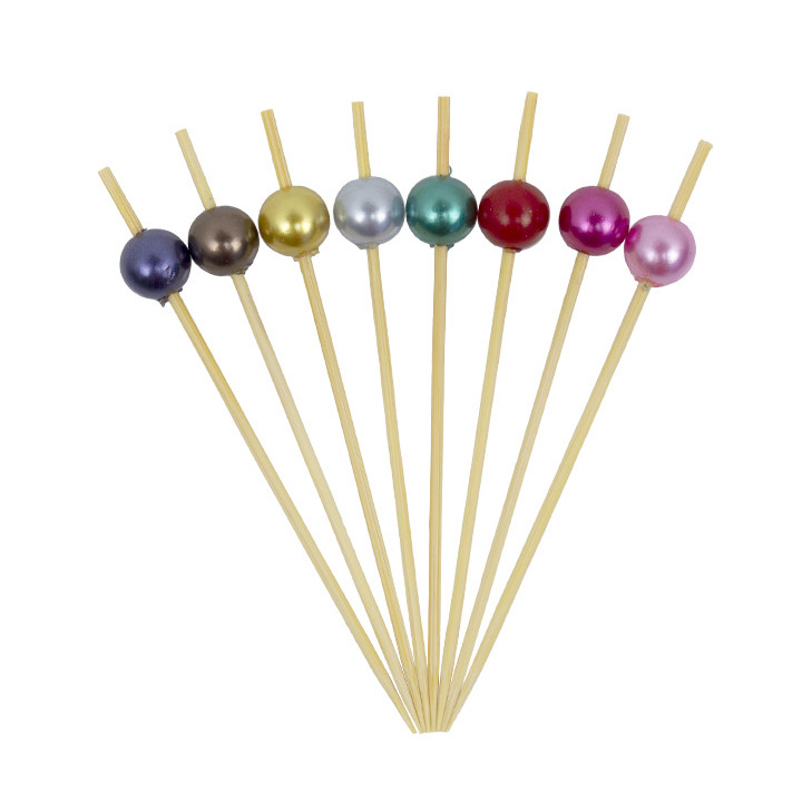 Bamboo “Pearl” Skewers Assortment 9cm (1.200 Units)  