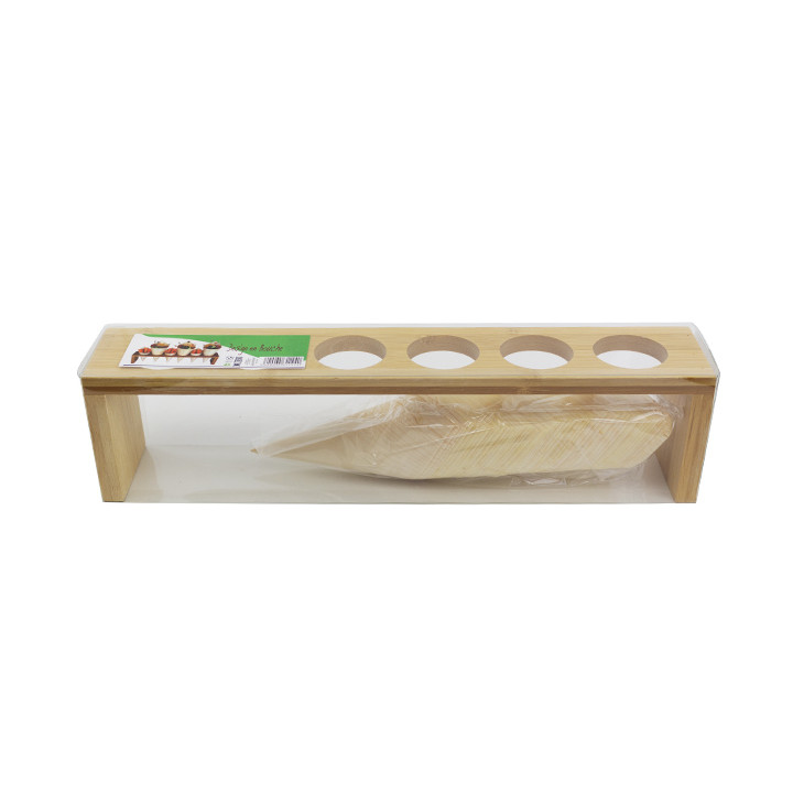 Bamboo Food Cones Holder 33,5x6x8cm (1 Stück)