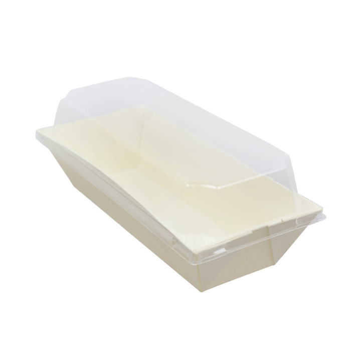 PET Plastic Lid for Container 410ml 19,6x8,6x3,2cm (144 Units)