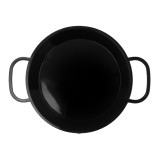 Paella Pan Tray Black PP 300ml (10 Units)
