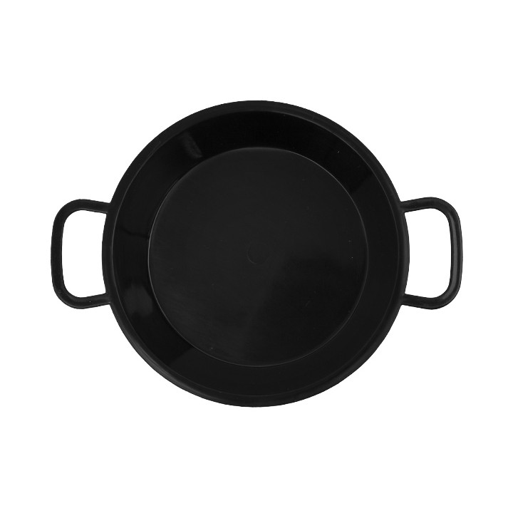 Paella Pan Tray Black PP 120ml (200 Units)