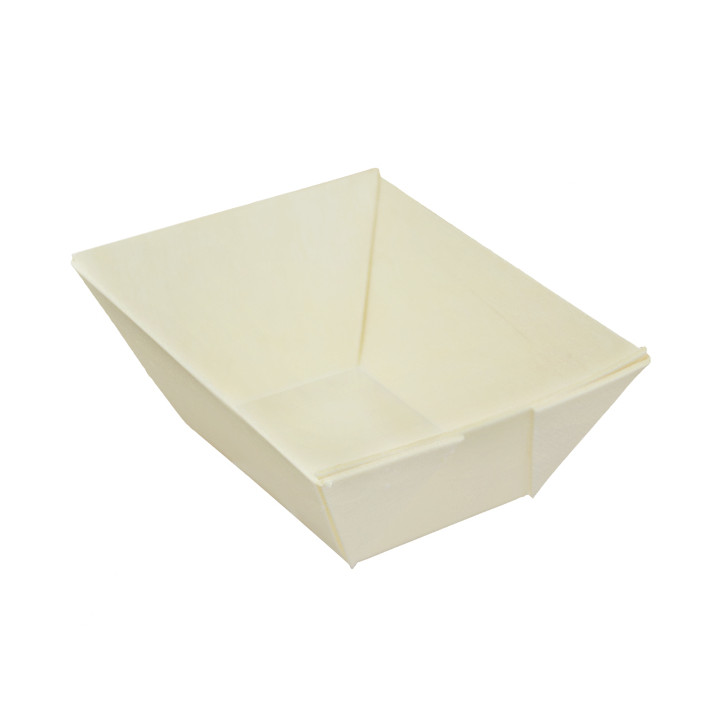 Woolen Food Boat Tray 90ml 8,7x6,3cm (24 Units)