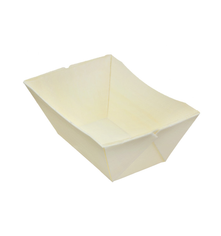 Woolen Food Boat Tray 140ml 10,7x6,7cm (24 Units)