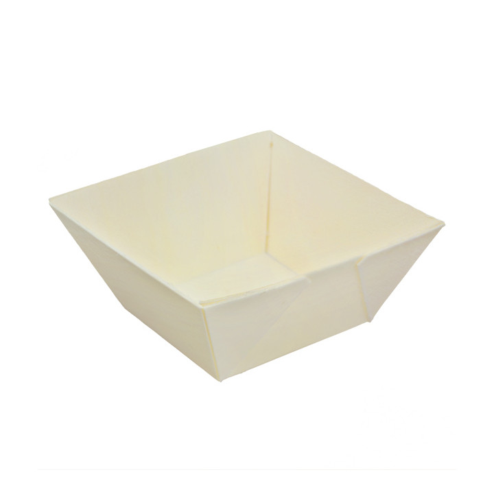 Wooden Tasting Square Cup 290ml (432 Units)