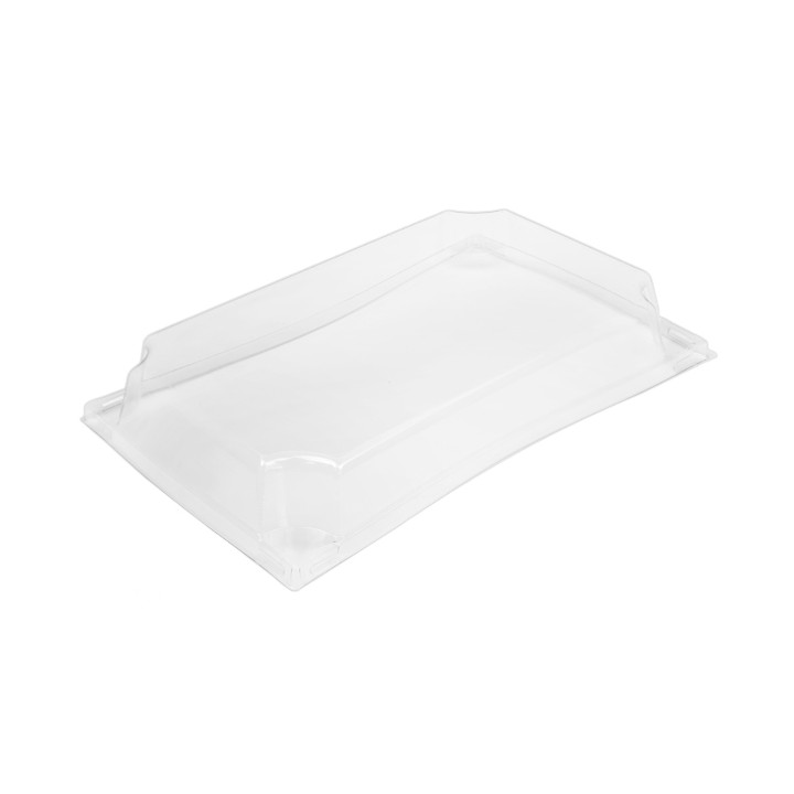PET Plastic Lid for Container 500ml 20,8x13,1x3,2cm (144 Units)
