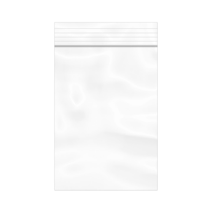 Plastic Zip Bag Seal top 7x10cm G-200 (100 Units)  