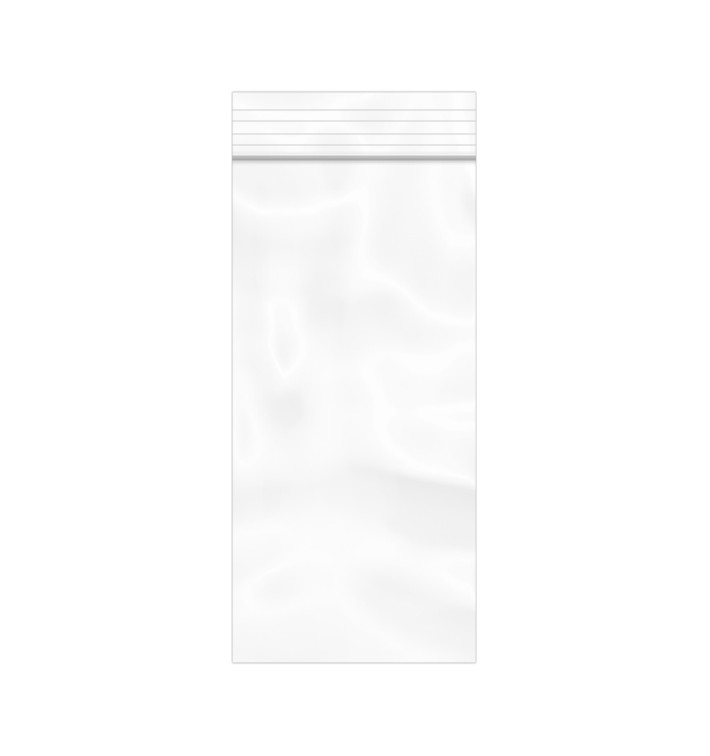 Plastic Zip Bag Seal top 8,5x18cm G-200 (100 Units)