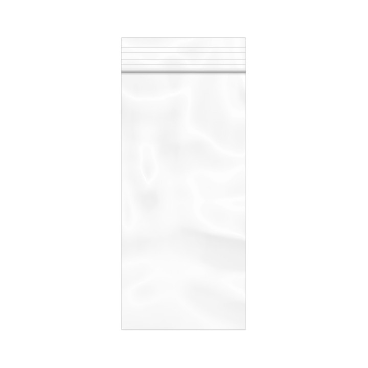 Plastic Zip Bag Seal top 8,5x18cm G-200 (100 Units)