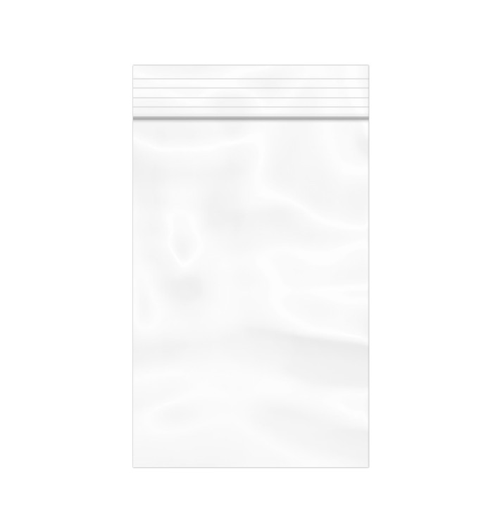 Plastic Zip Bag Seal top 10x15cm G-200 (100 Units)  