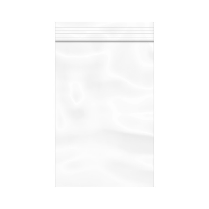Plastic Zip Bag Seal top 12x18cm G-200 (1000 Units)