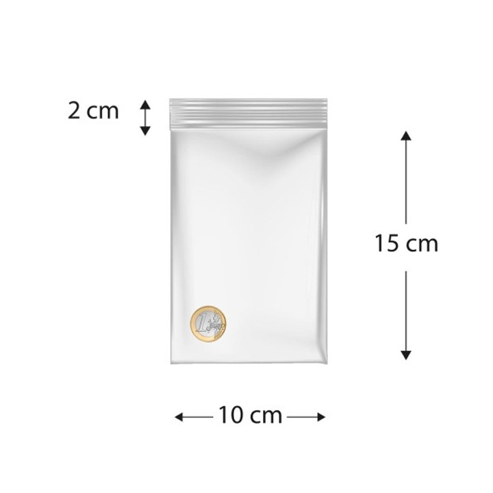 Plastic Zip Bag Autoseal 10x15cm G-160 (1000 Units)