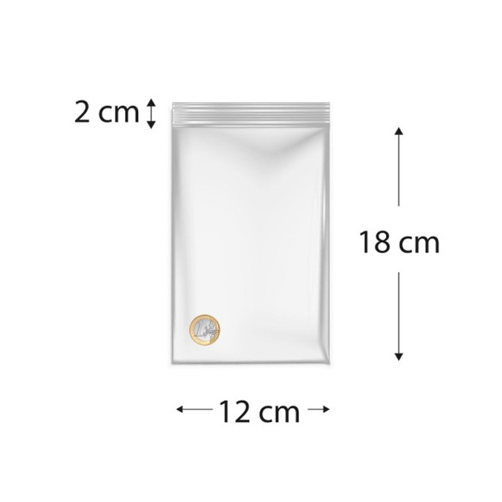 Plastic Zip Bag Autoseal 12x18cm G-160 (1000 Units)