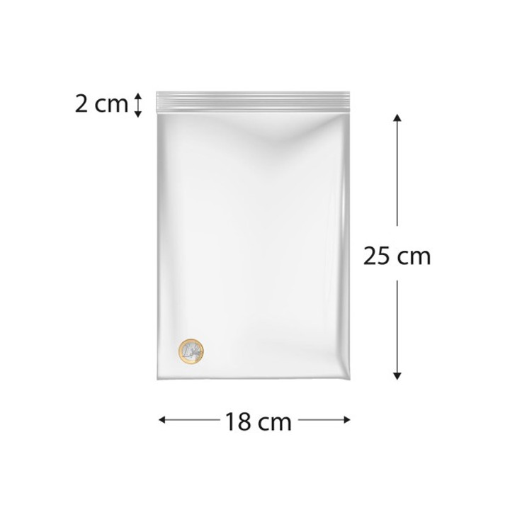 Plastic Zip Bag Autoseal 18x25cm G-160 (1000 Units)