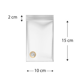 Plastic Zip Bag Seal top 10x15cm G-200 (1000 Units)