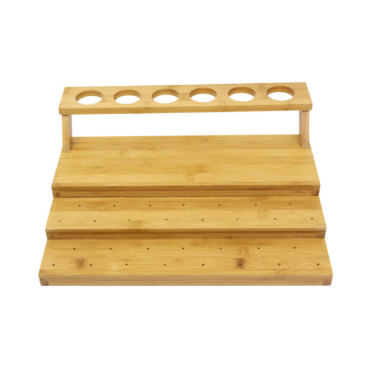 Bamboo Food Skewers and Cones Holder 29x35,5x11,5cm (1 Unit) 