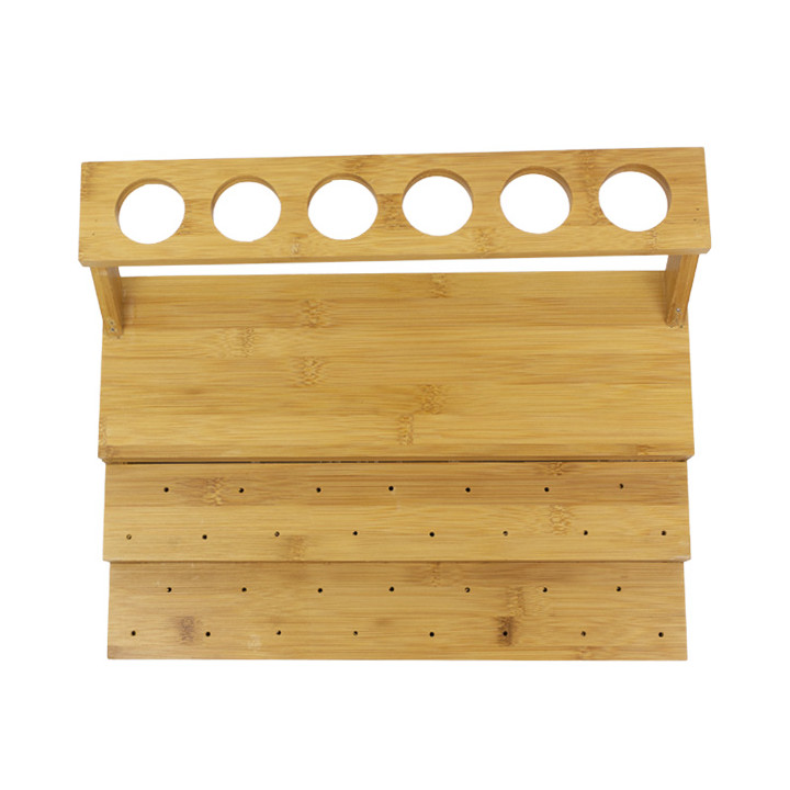 Bamboo Food Skewers and Cones Holder 29x35,5x11,5cm (1 Unit) 
