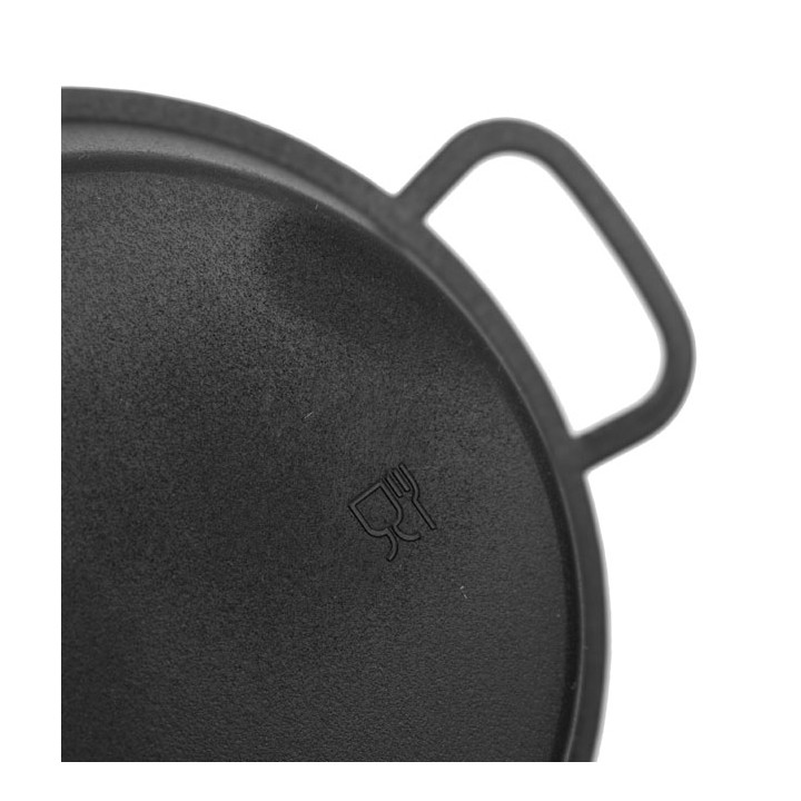 Paella Pan Tray Black PP 120ml (20 Units)