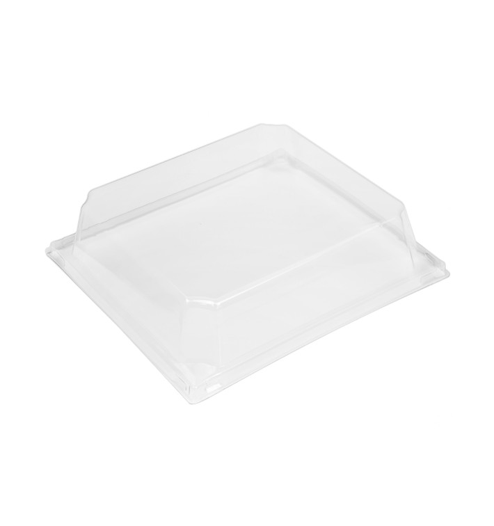 PET Plastic Lid for Container 480ml 14,3x12,3x3,3cm (144 Units)