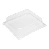 PET Plastic Lid for Container 480ml 14,3x12,3x3,3cm (12 Units)