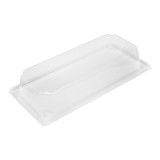 PET Plastic Lid for Container 410ml 19,6x8,6x3,2cm (12 Units)