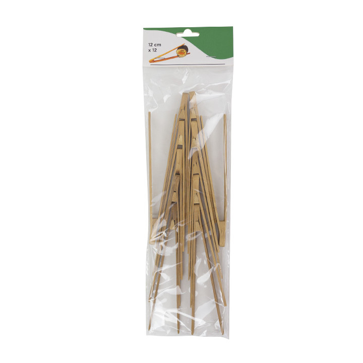 Bamboo Serving Tong 12cm (240 Units)