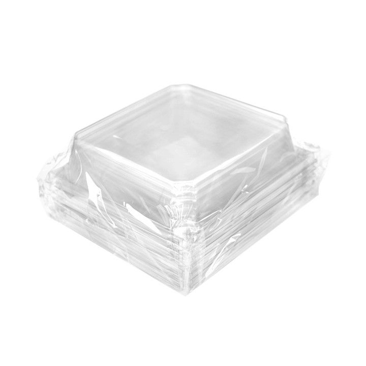 PET Plastic Lid for Container 480ml 14x12,5cm (144 Units)