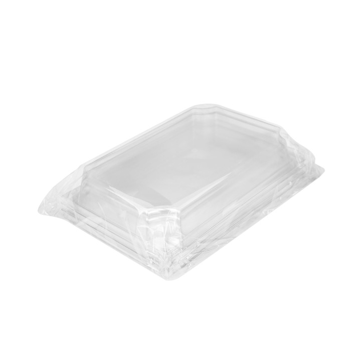 PET Plastic Lid for Container 500ml 20x12,5cm (12 Units)