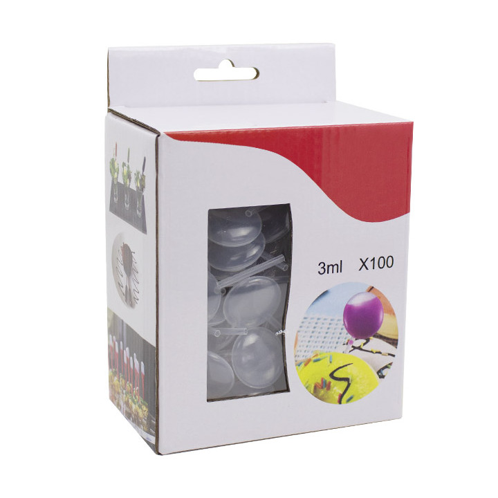 Tasting Plastic Plate PS "Star" Clear 9,5x2,1cm (10 Units) 