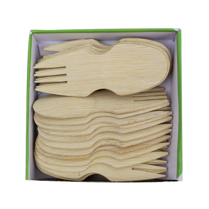 Bamboo Fork Spork 9cm (20 Units) 