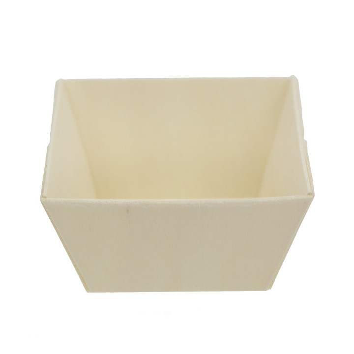 Wooden Tasting Square Cup 65ml (24 Units)