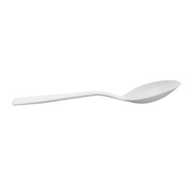 Reusable Spoon CPLA White 10cm (50 Units) 