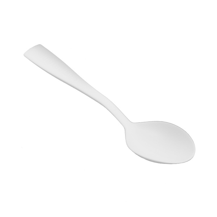 Reusable Spoon CPLA White 10cm (50 Units) 