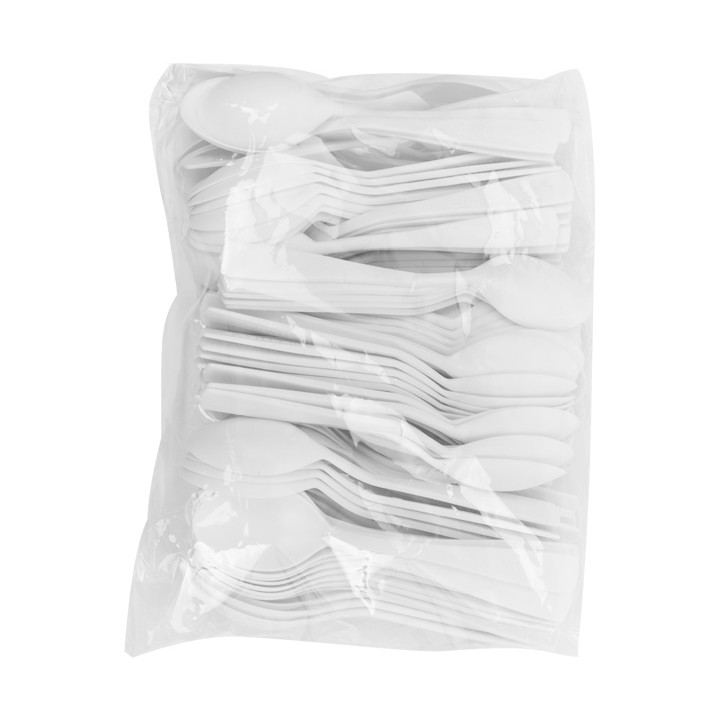 Reusable Spoon CPLA White 10cm (50 Units) 
