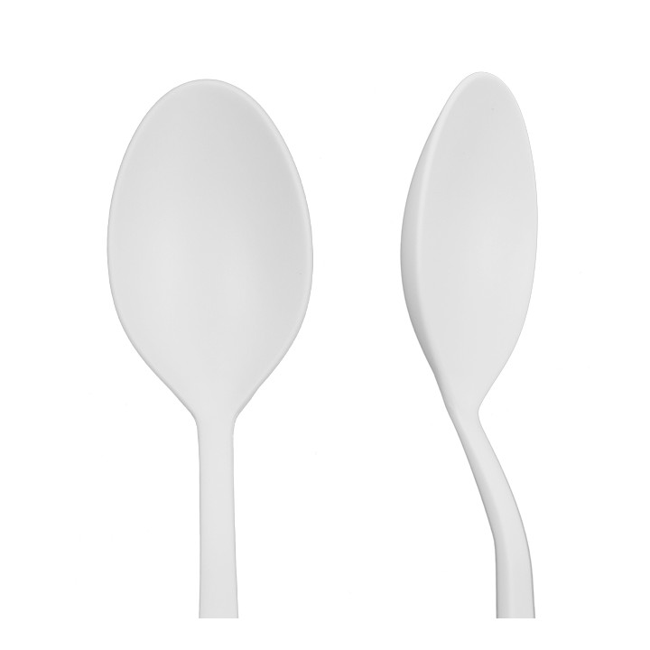 Reusable Spoon CPLA White 10cm (50 Units) 