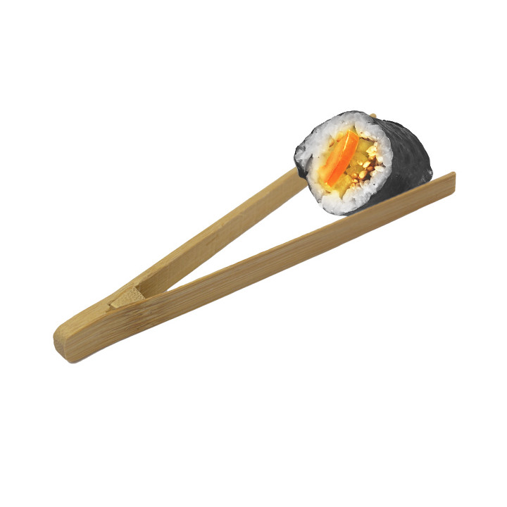 Bamboo Serving Tong 12cm (12 Units) 