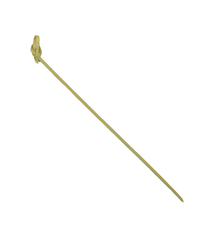 Natural Green Bamboo Bow Skewer 18cm (10.000 Units)  