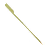 Bamboo Food Pick Golf Design Natural Green 18cm (250 Units)  