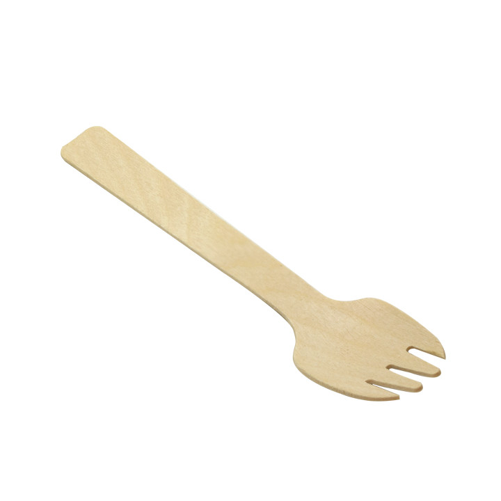 Wooden Spork 10,5cm (100 Units)  