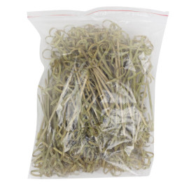 Natural Green Bamboo Bow Skewer 10cm (250 Units)  