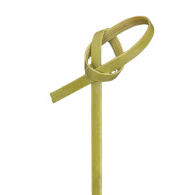 Natural Green Bamboo Bow Skewer 10cm (10.000 Units)  