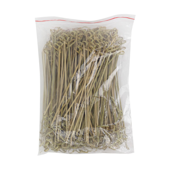 Natural Green Bamboo Bow Skewer 18cm (250 Units)  