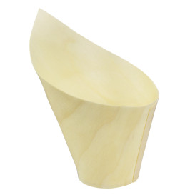 Wooden Tasting Cone 14cm (50 Units)